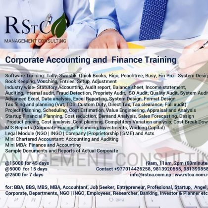 Corporate Accounting Training